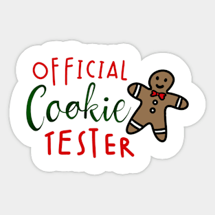 Official Cookie Tester Sticker